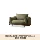 Ngôn ngữ gỗ Genji ghế sofa gỗ rắn mới ghế sofa da phòng khách nhỏ kiểu Trung Quốc Sofa gỗ óc chó màu đen K36H07