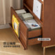 Genji Wood Language Solid Wood Side Cabinet Living Room Vintage Style Storage Cabinet Bauhaus Flip Door Cabinet Tv Cabinet Standing Cabinet
