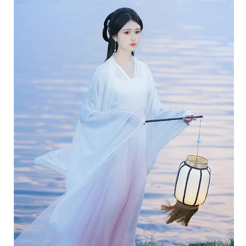 Chang'E Fairy Hanfu Adult Women's Ancient Costume 2026 New Style Fairy-Like Ancient Style Dance Performance Dress
