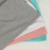 Cotton yếm nữ cotton ngắn phần mùa thu nhỏ chạm đáy áo mỏng bó sát bên ngoài màu đen và trắng áo kiểu nữ Áo ba lỗ