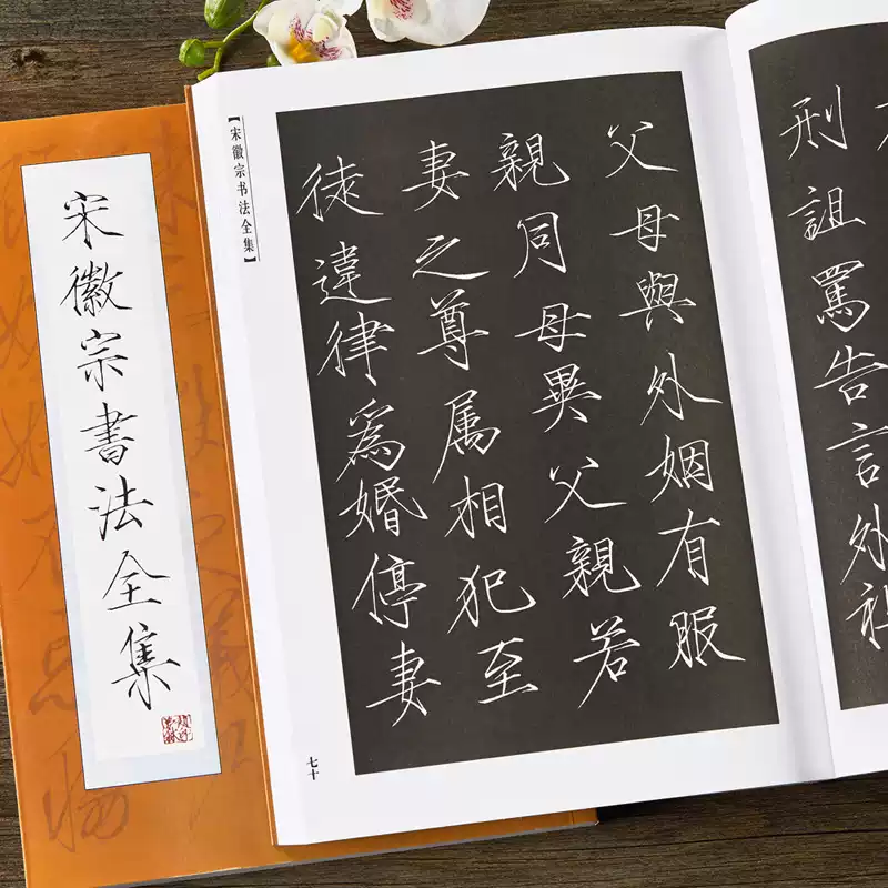 宋徽宗書法全集臨本趙佶作品集瘦金書法字帖臨摹徽宗瘦