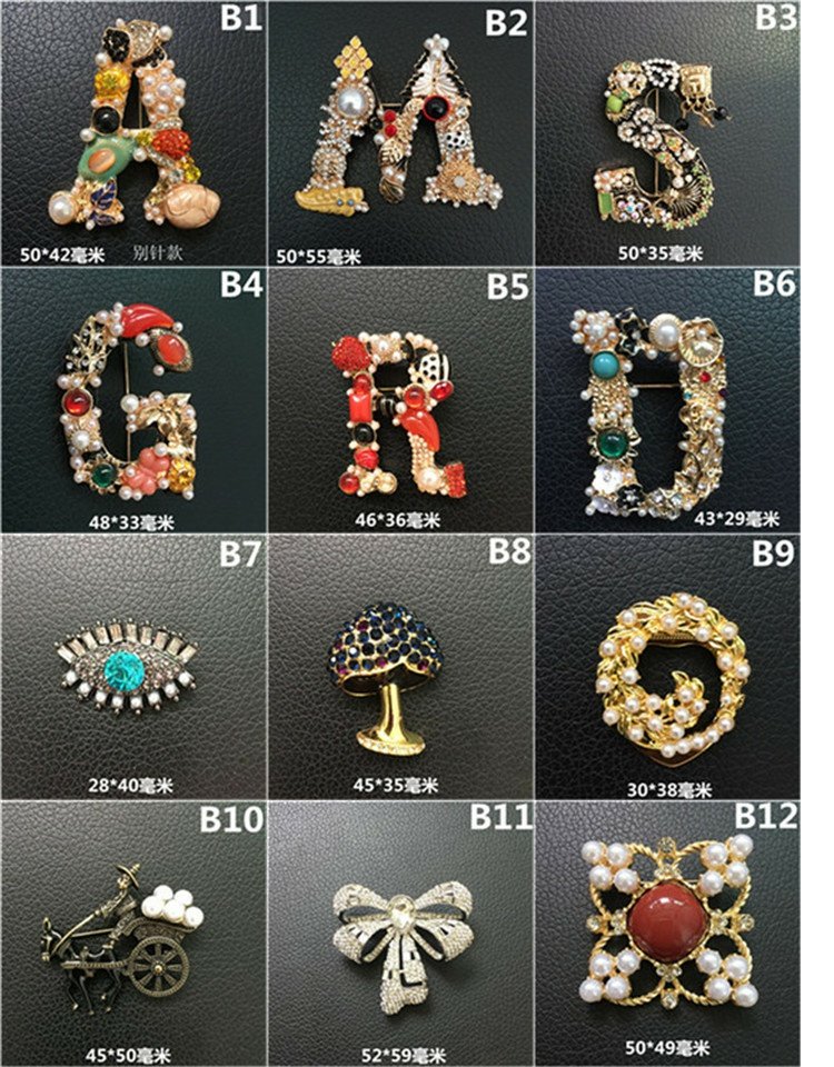 Nghề nghiệp Ama Shite 2018 trâm cài mới cao cấp khí quyển Hàn Quốc với phụ kiện pin ngọc trai nhỏ hoang dã cài áo