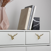 Nordic brass handle Golden creative insect series Dragonfly drawer cabinet door American wardrobe small handle