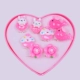 Đặc biệt hàng ngày hoa tai trẻ em mà không xuyên không đau Princess Pearl mặt dây chuyền dài tai clip trang sức cô gái nhẫn - Nhẫn