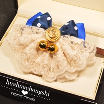 Kitty Neckline Pet bell Cute Gentleman Neckline Chai Dog Collar Flowers Inlen Medium Dog Kirky Pooch Bow Tie