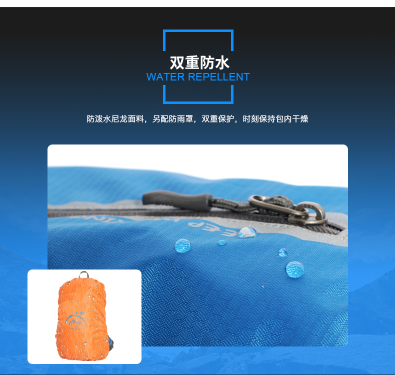 Ba lô du lịch ngoài trời đa chức năng túi đeo vai nam và nữ siêu nhẹ không thấm nước cắm trại ba lô 40 lít 50L balo pedro