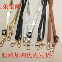 Bag Single shoulder strap 1 cm wide mobile phone bag Oblique cross strap Bag strap Patent leather PU leather bag belt Childrens fine bag belt