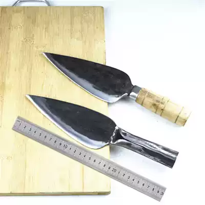 Thickened spring steel forged raw oyster knife wooden handle Oyster knife Oyster Oyster open shell gadget oyster knife oyster open shell