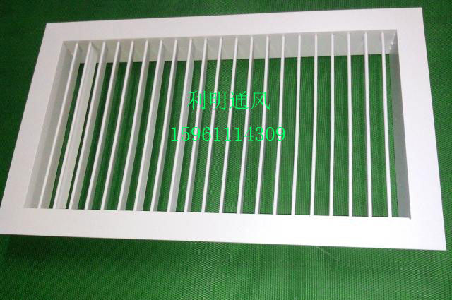 Central air conditioning New wind opening ABS AIR PORT ADJUSTABLE ALUMINUM ALLOY SINGLE LAYER LOUVERED AIR OUTLET 400X400