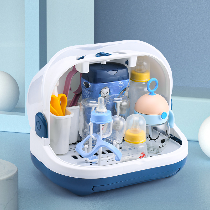 Baby bottle drain rack drying rack baby bottle box storage box rack bottle tableware drying bracket