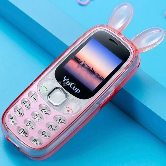 Mobile Telecom Children Mobile Phone Elementary School Kids Cute Cartoon Straight Plate Machine Pocket Full Voice Wang Unicom 3g4g Girl