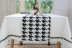 Bắc Âu hiện đại tối giản màu đen và trắng houndstooth bông và vải lanh bàn cờ bàn cà phê vải trang trí khăn trải giường khăn trải giường khăn quàng