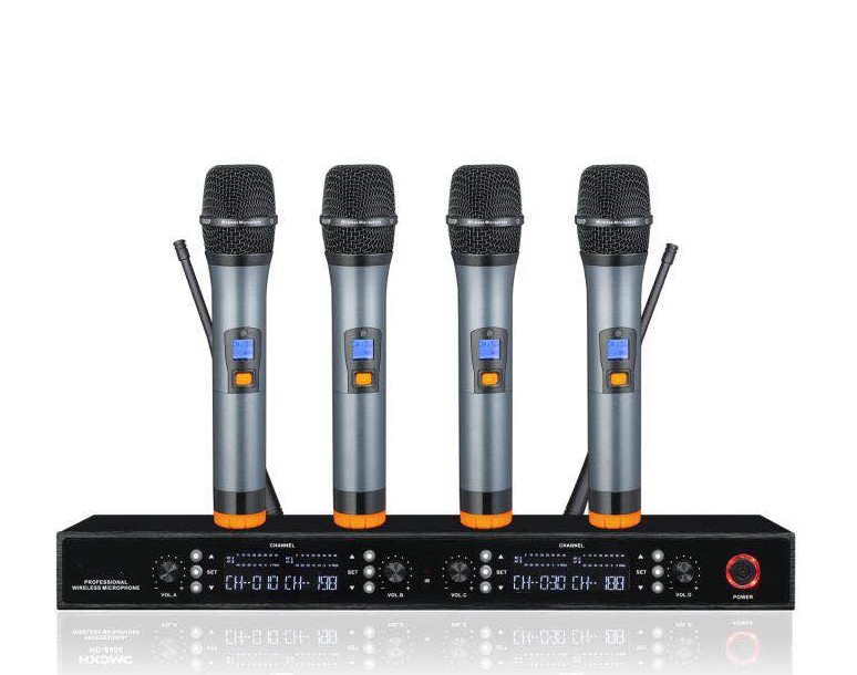 1 to 4 wireless microphone microphone