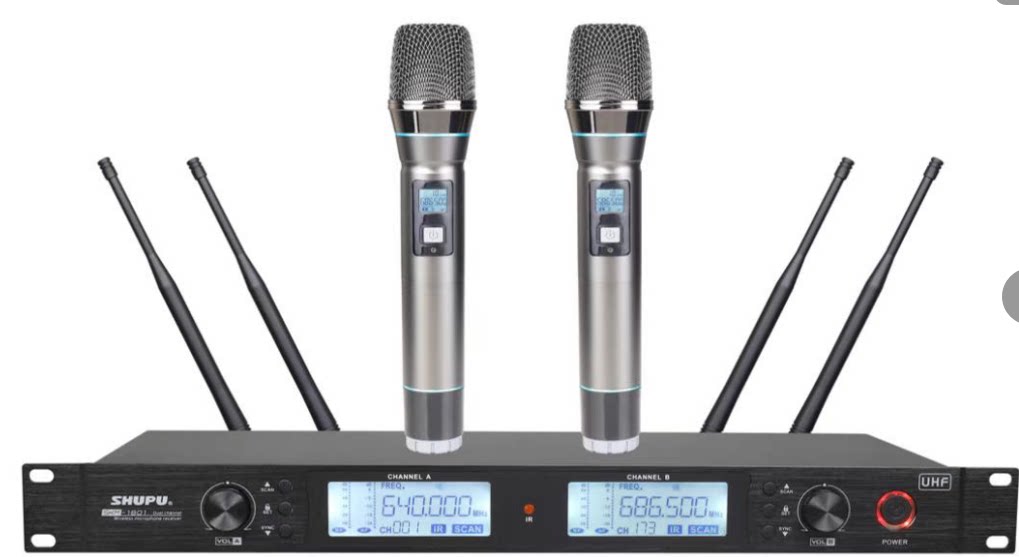 SHUPU professional conference microphone one drag two wireless microphone