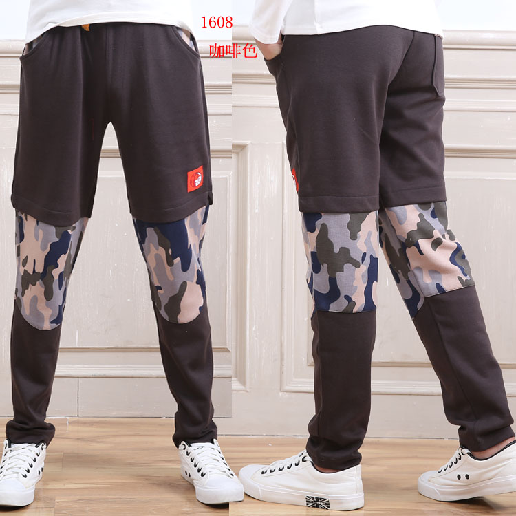 Chàng trai sweatpants bông mất quần béo 2020 mùa xuân và mùa thu trẻ em quần mới trong trẻ em lớn chất béo trẻ em quần.