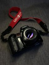 Minoltas new 707i135 film HOT SLR kit good quality good lens with red strap