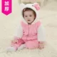 Babyiesies Trang phục mùa đông cho bé 2 bộ quần áo bé trai 3 tháng 1 tuổi mùa đông dày jumpsuit romper