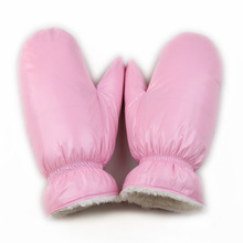Пуховые перчатки Леди Зимняя рука Скукота Симпатичная корейская версия Dongdong Толстая, пуховая, теплая, светлая, водонепроницаемая Su Jong