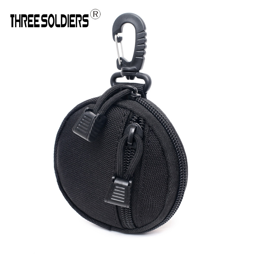 Outdoor Sports Key Bag Waist Hanging Zero Money Mini Containing Bag Tactical MOLLE Accessories Bag Car Key Protection Bag