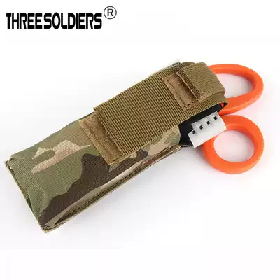 Tactical vest MOLLE accessory bag Outdoor multi-function medical scissors bag tourniquet bag field tool bag