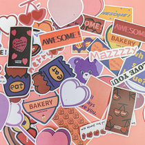 Ouyang Nana with the same Mazzzzy laptop super cute waterproof Graffiti phone shell Decorative Sticker