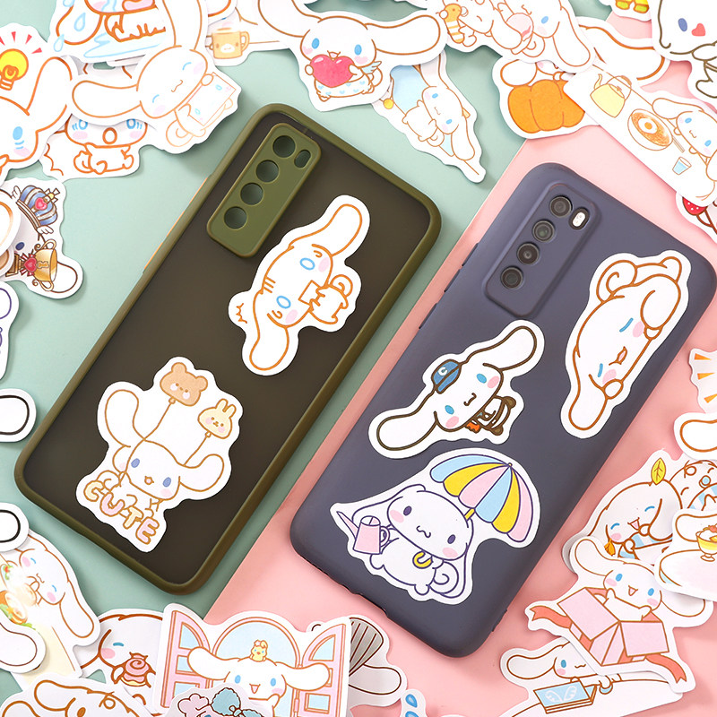 Cartoon Love Yu Gui Dog Waterproof Hand Ledger Sticker Big Ear Dog Mobile Phone Protection Shell Hand Ledger DIY Material Decorative Sticker