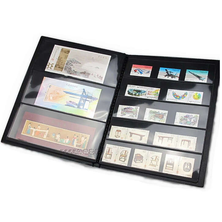 Mingtai Stamp Album Empty Album Stamp Collection Book All-Plastic Stamp Album Increases Knowledge and Cultivates Feelings, a Gift for Children