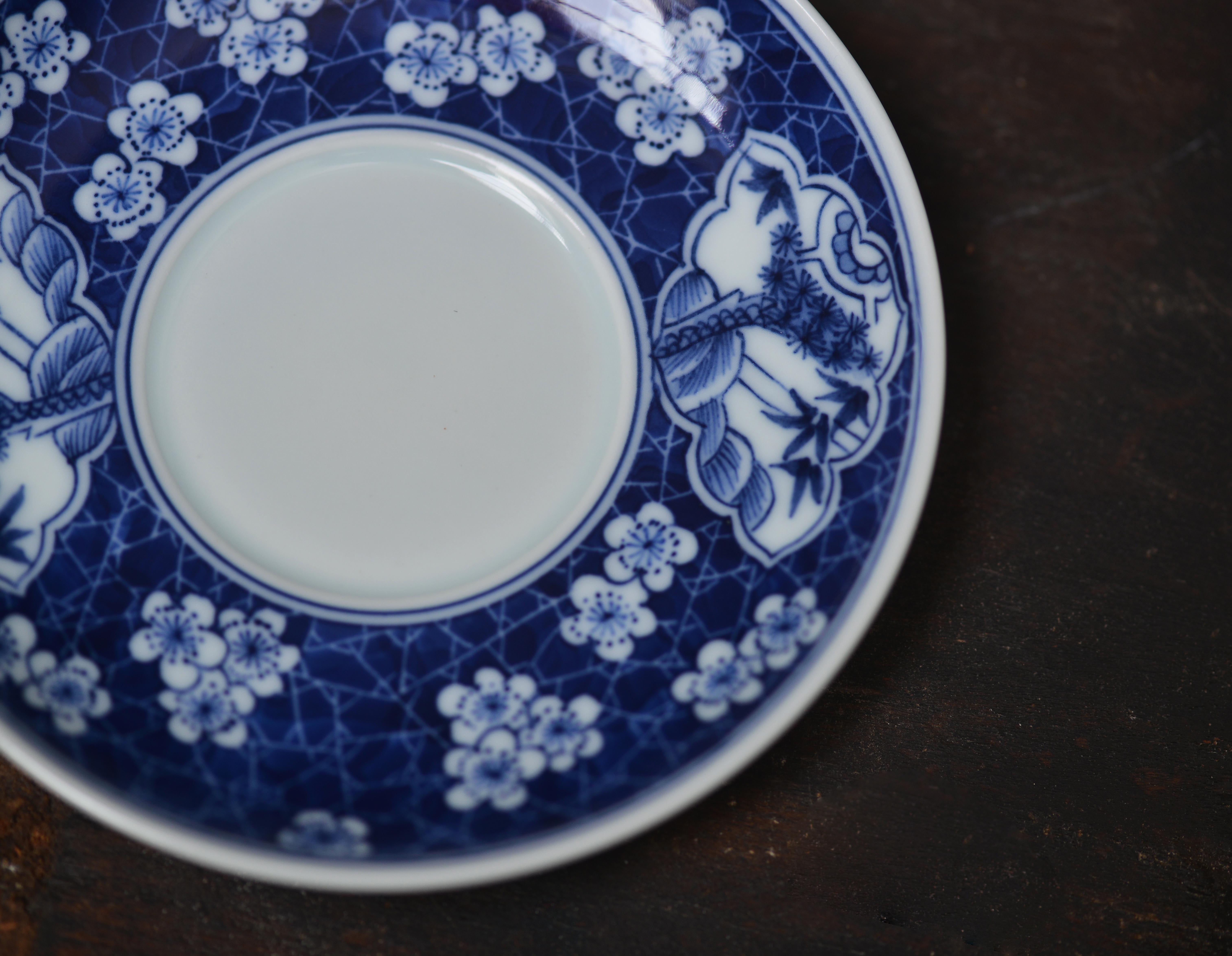 Offered home - cooked at three only blue and white ice age may poetic flavour hand - made tureen jingdezhen ceramic tea bowl by hand