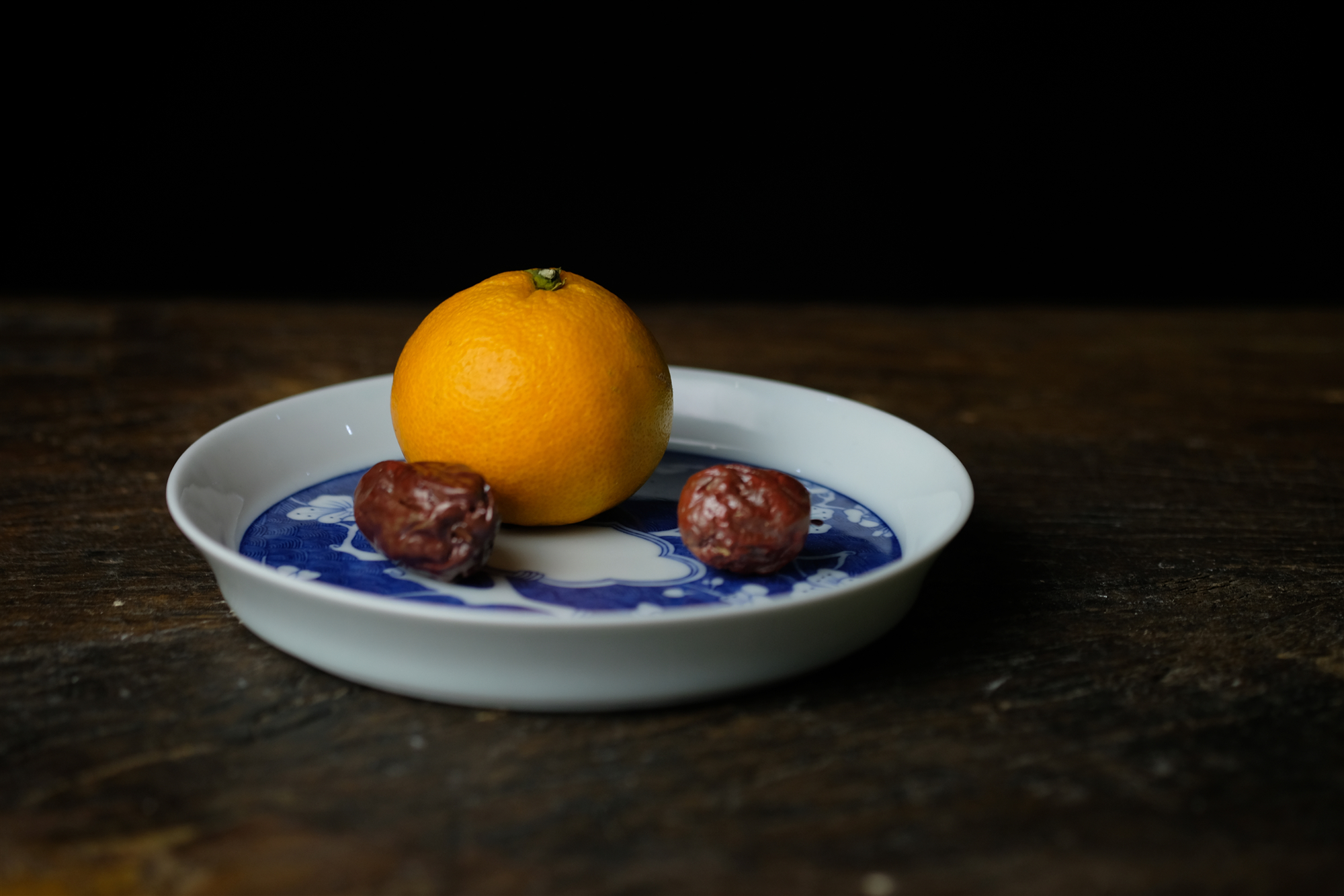 Private customized offered home - cooked in jingdezhen blue and white ice MeiPan hand - made ceramic tea tray was pot bearing fruit tray was dry terms plate