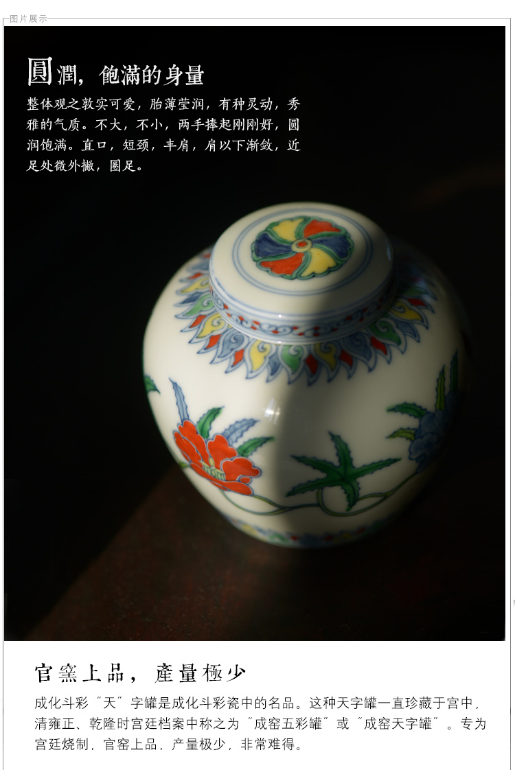 Offered home - cooked at taste tea pot ceramic hand - made color bucket day word tea warehouse receives jingdezhen tea by hand