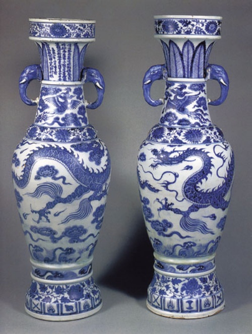 Yongle square brick offered home - cooked view flavour in hand - made of blue and white porcelain of jingdezhen ceramic tea set porcelain plate decoration by hand