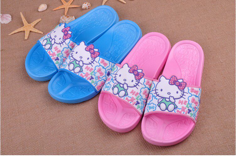 Pantoufles enfants en autre HELLO KITTY pour été - Ref 986940 Image 13