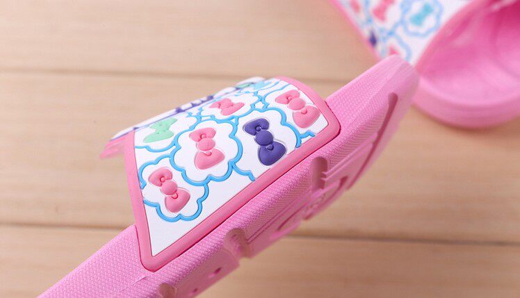 Pantoufles enfants en autre HELLO KITTY pour été - Ref 986940 Image 24