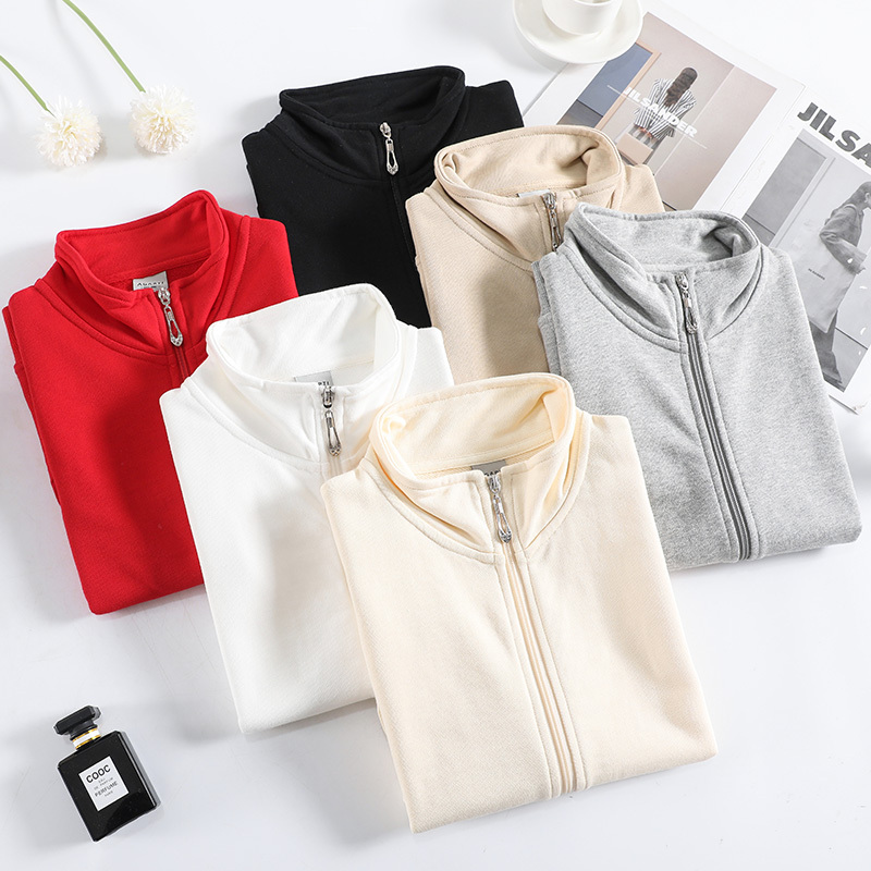 Autumn and Winter Stand-Up Collar Vest for Women, Pure Cotton Outerwear, Versatile and Elegant Sleeveless Top, Fleece-Lined Vest Jacket