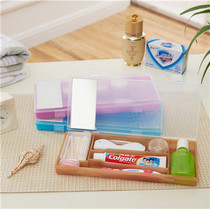 Creative toiletries storage box Portable toothbrush toothpaste box set Business trip outdoor travel toiletries set