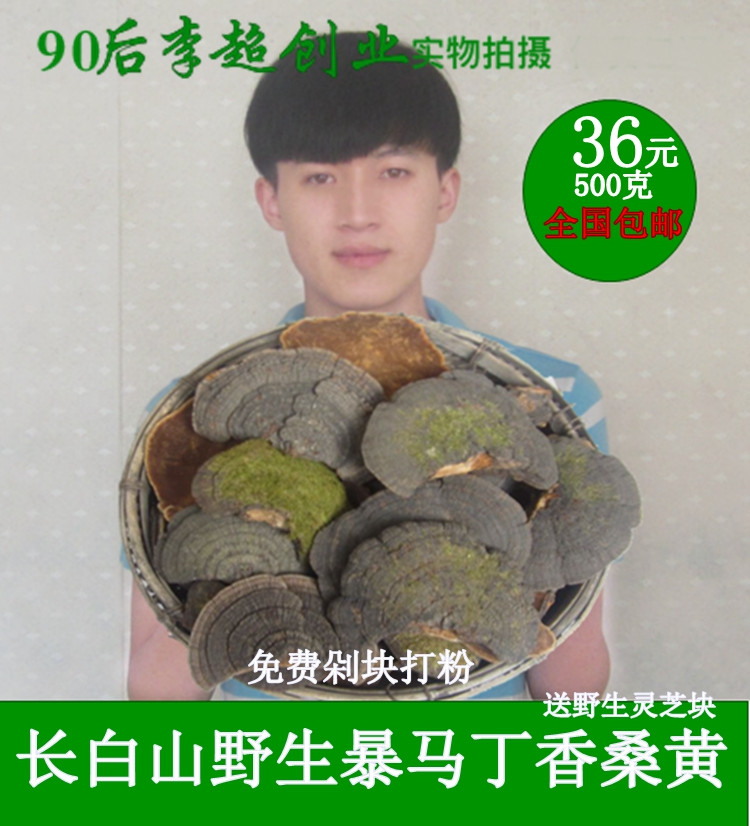 Note 500g Changbai Mountain Wild Storm Martin Fragrant Mulberry Yellow Mulberry Yellow Mulberry Yellow Lingzhi Storm Horse Mulberry Yellow Free Chopped Cube Powder