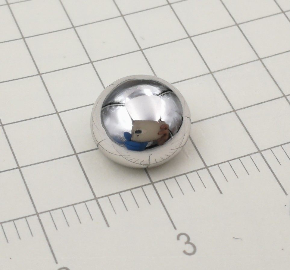 3g铑珠 金属铑 铑熔珠 铂族贵金属 Rh&ge;99.99%冥灵化试 元素收藏
