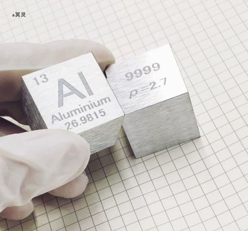 Алюминиевый алюминиевый алюминиевый алюминиевый 4 -кишечный цикл куб Al 99,99 алюминиевые кубики