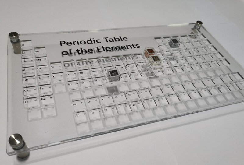 Element Cube Display Stand Acrylic Periodic Table of Elements Spiritual Test Element Collection