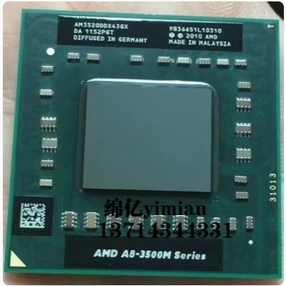 Amd A8 3520m 3500m 3530Mx 3510Mx 3550 Notebook Cpu Am3500Ddx43G