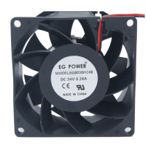 EG POWER 8CM 24V 0 24A industrial fan Gale cooling fan Special half frame view