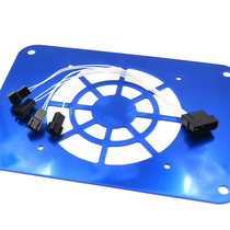 Computer power D opening 4-way 3-pin fan large 4p turn 4-way 3pin 10%-4 switching line