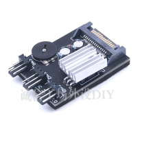 Chassis built-in governor 3-way hub governor CVT chassis fan governor