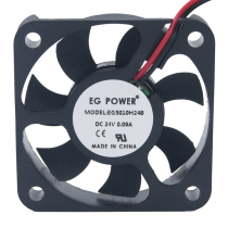 EG POWER EG5010H24B 0 09 5CM double ball cooling fan DC fan 5010