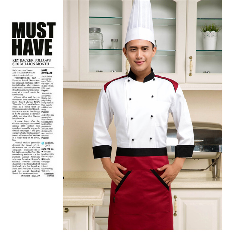 Veste chef cuisinier en coton - Ref 1911139 Image 18