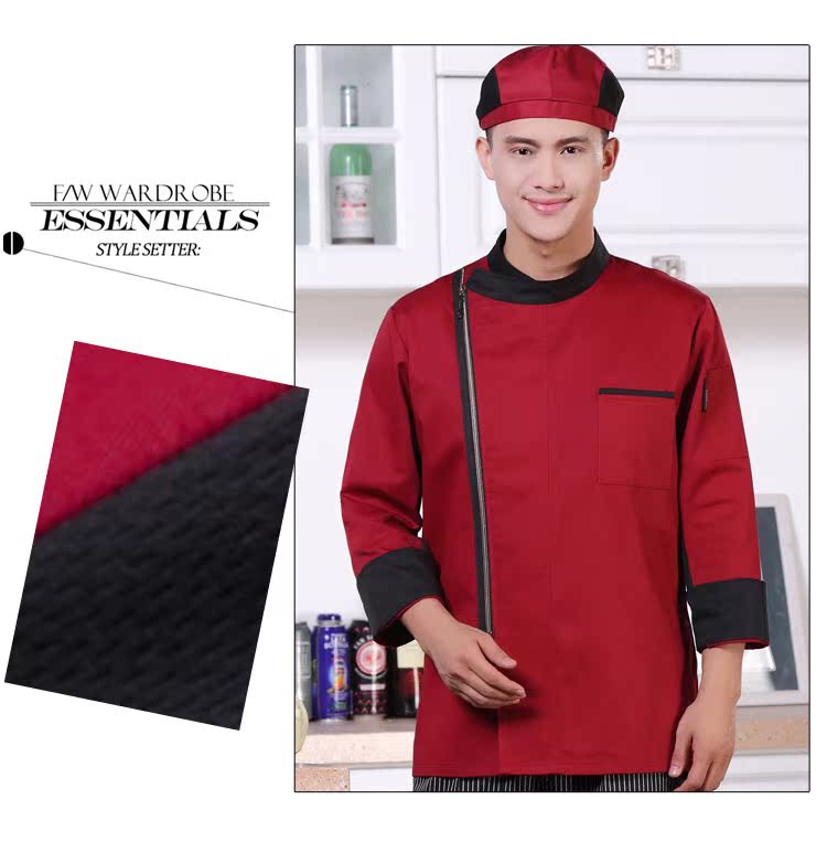 Veste chef cuisinier en coton - Ref 1911167 Image 33