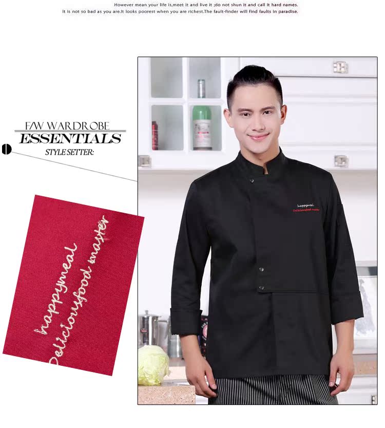Veste chef cuisinier en coton - Ref 1911151 Image 17