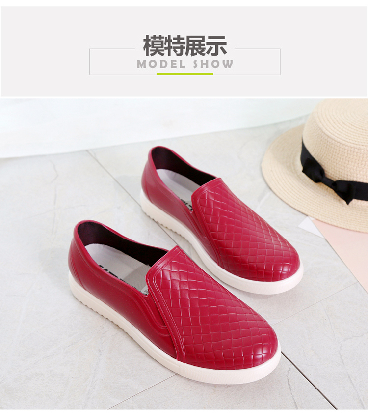 2016 mới nông miệng thấp giúp nữ mưa ủng nam và nữ mùa xuân và mùa thu dày đáy chống trượt ngắn giày đi mưa chống nước giày nữ cao su bọc giày đi mưa