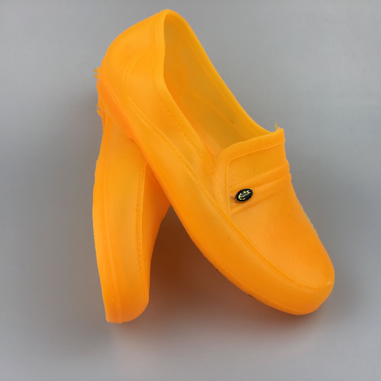 Xianqiang B autumn pure yellow soft rubber work waterproof summer rain water shoes kitchen oil-proof mud water make batch soil rubber shoes
