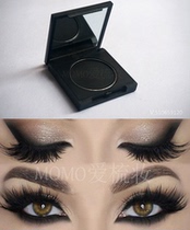 Matt eyeshadow three-color Latin dance stage smoky makeup easy to color and easy to dye black matte monochrome box box